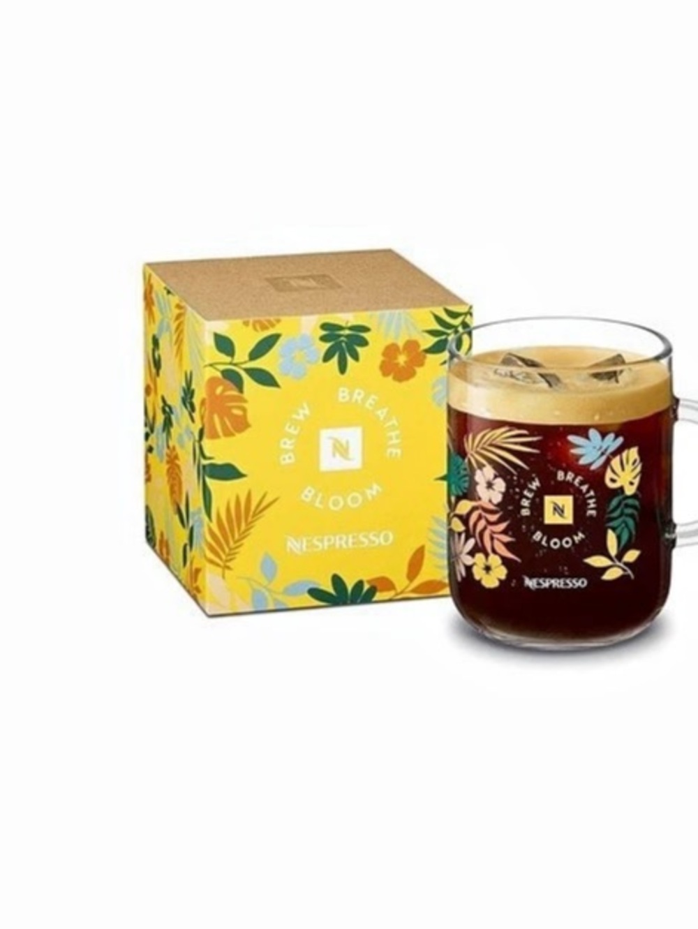 Nespresso Brew Breathe Bloom Limited Edition Alessandra Ambrosio Coffee Mugs